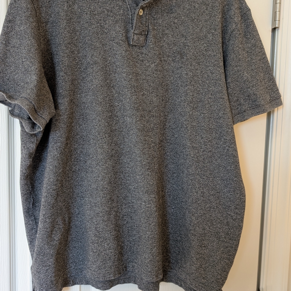 American Eagle Outfitters Charcoal Polo Shirt